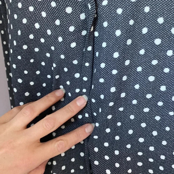 NYDJ sheer polka dot top size Large - Picture 4 of 11